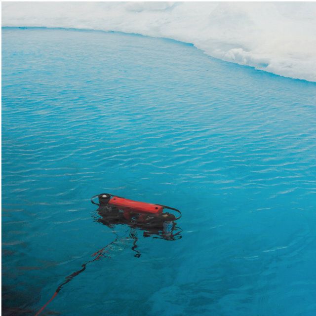 C-OPS in Arctic waters near shore. Credit: Stanford Hooker, NASA.